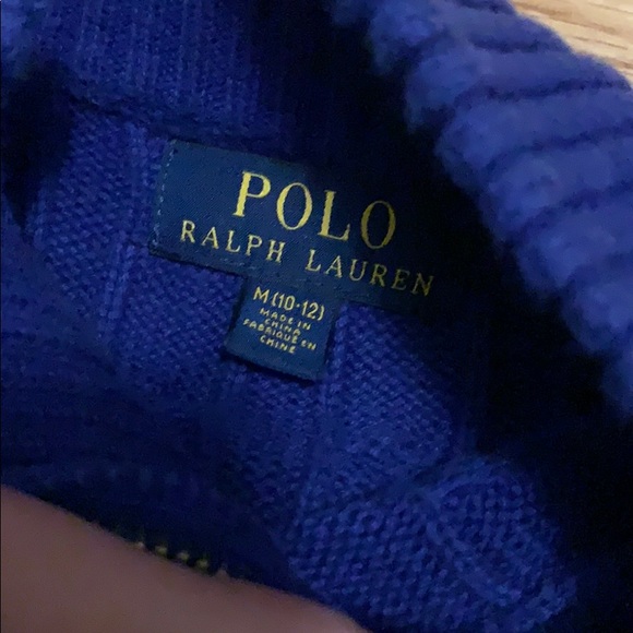 Polo sweater for boys - Picture 3 of 3